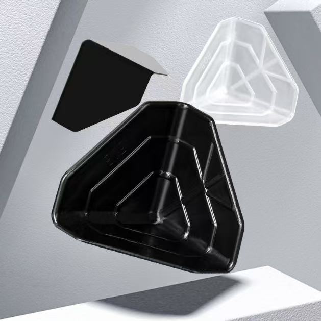 Three-sided plastic corner protector for cartons